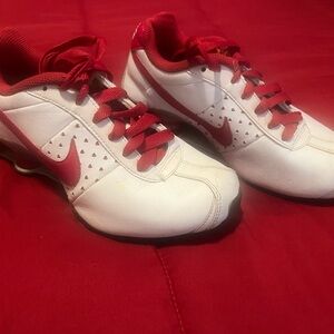 Nike Shop Classics 2 Red and White Women’s Sneakers Size 5.5